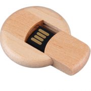 round wood usb flash drive