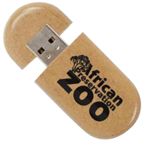 Recycled paper USB
