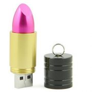 Gold lipstick usb flash drive