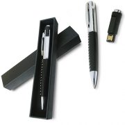 Leather pen usb flash drive