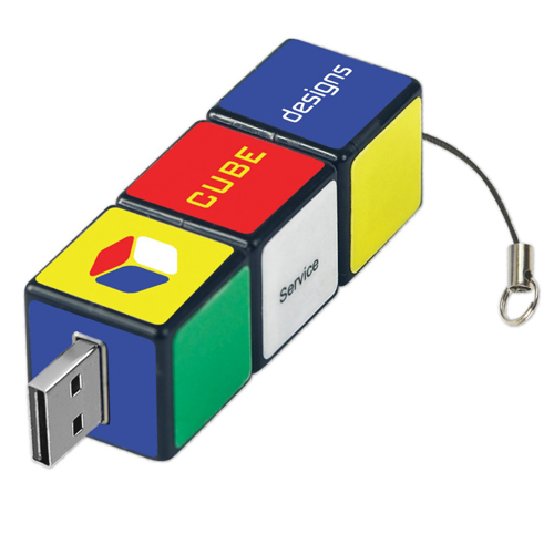 Cube usb flash drive