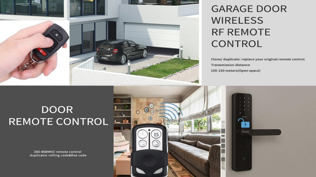 RF garage remote control company 433 mhz, copy code, learning code 1527